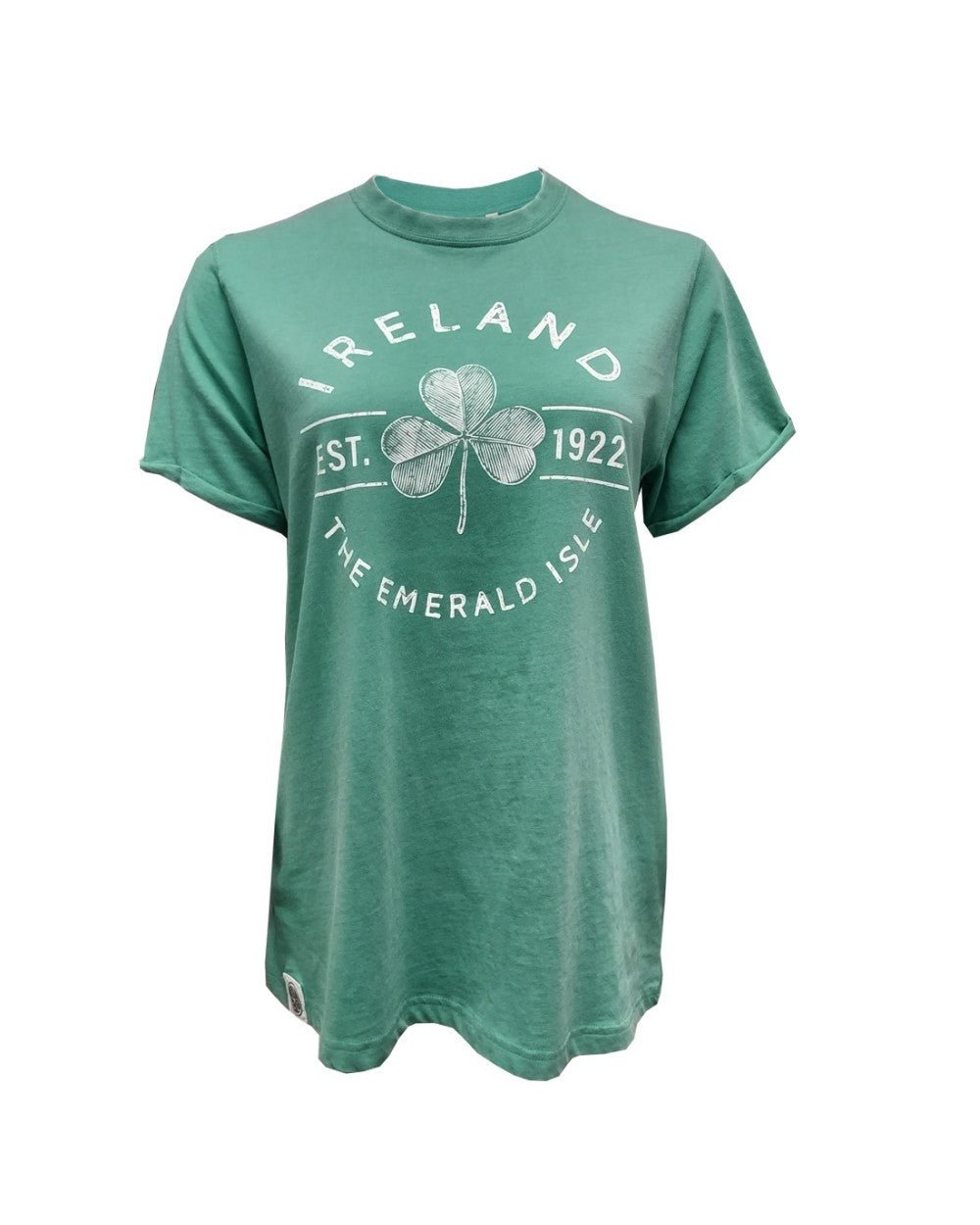 Ocean Green Ireland Ladies T-Shirt - The Celtic Gift Store - Shirts & Tops