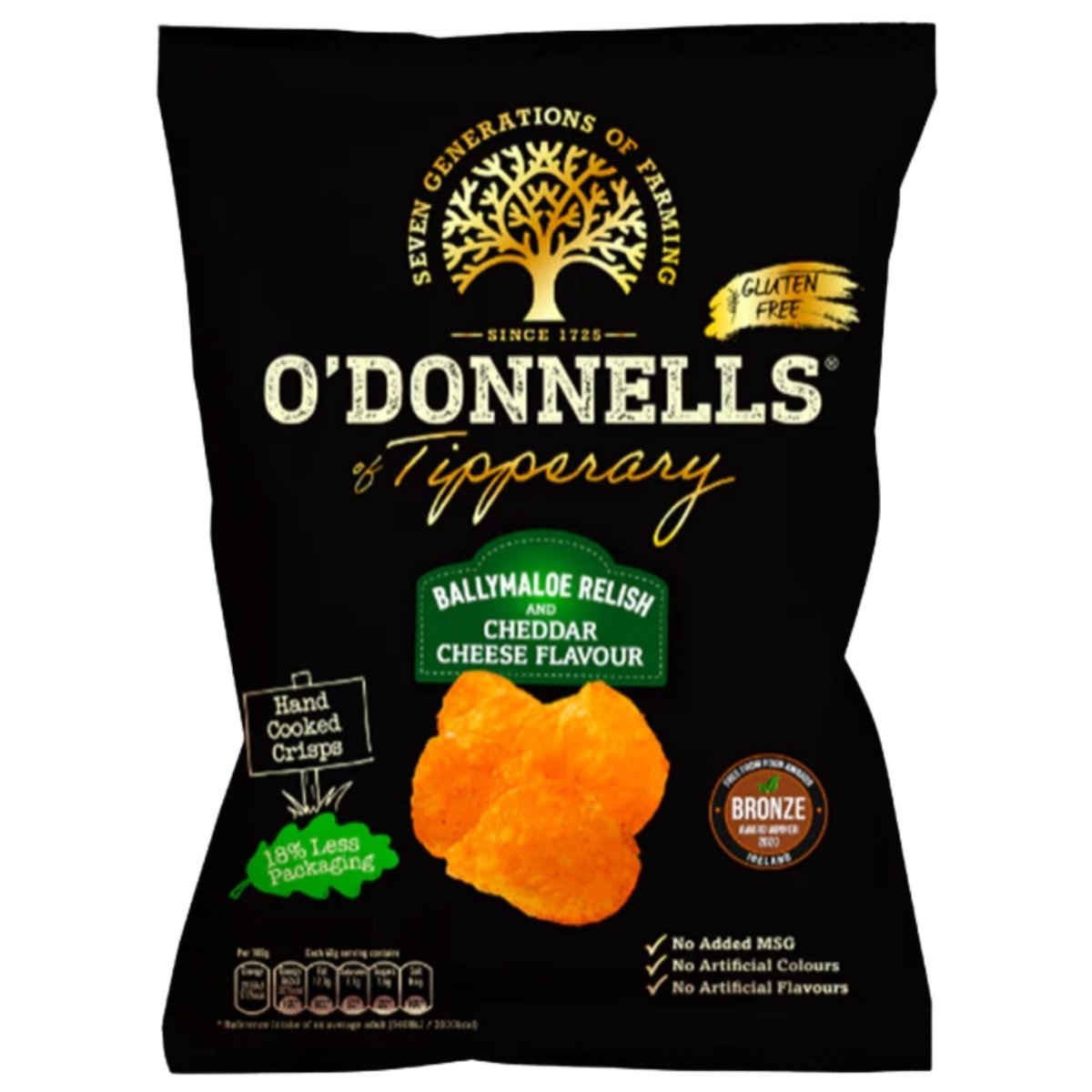 O'Donnells Ballymaloe And Cheddar - 44g