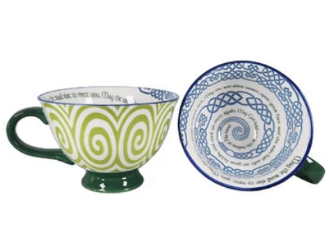 Old Irish Blessing Latte Cup - The Celtic Gift Store - Drinkware