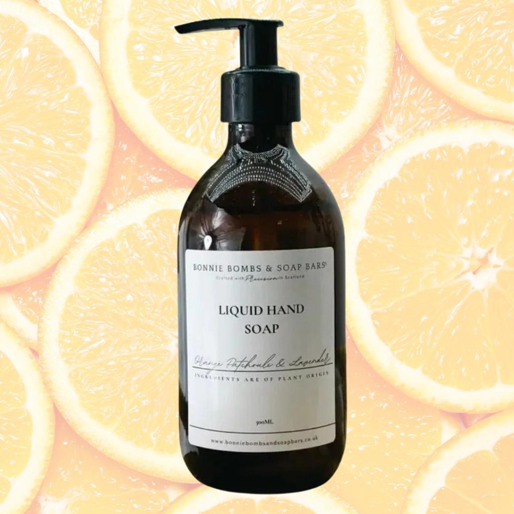 Orange, Patchouli, & Lavender Liquid Hand Soap