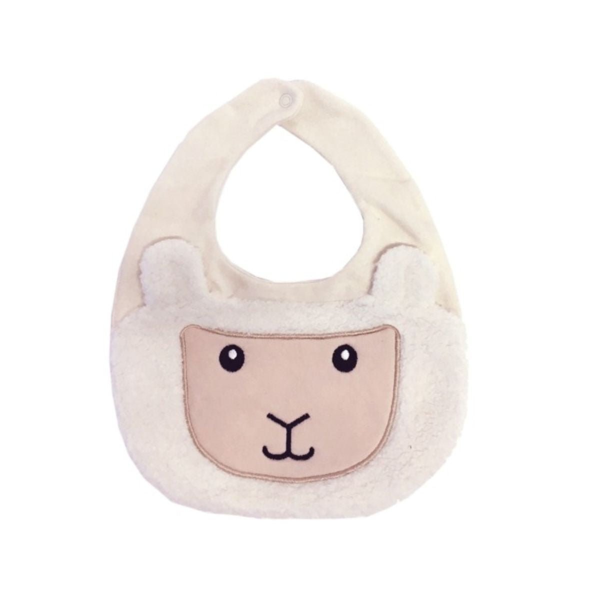 Patrick Francis Cream Sheep Baby Bib