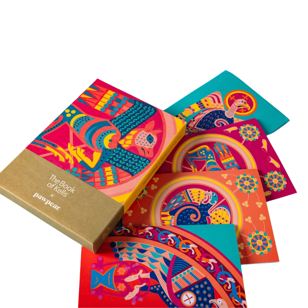 Pawpear Book of Kells Greeting Card Set