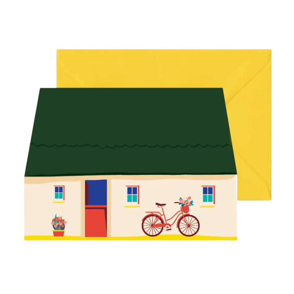Pawpear Irish Cottage Mini Greeting Cards