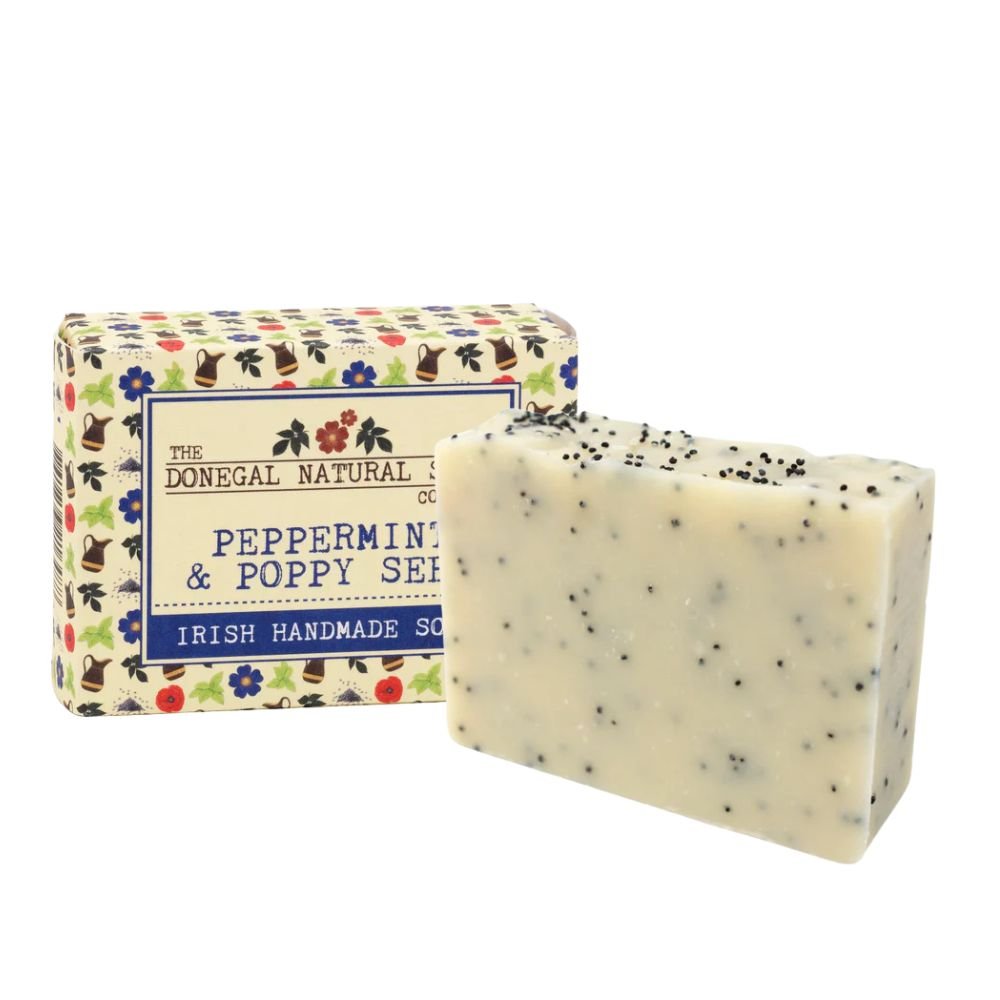 Peppermint & Poppy Seed Irish Handmade Soap