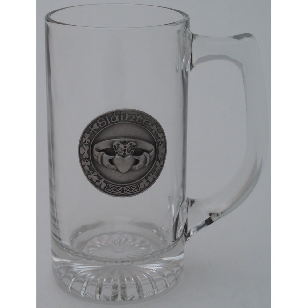 Pewter Claddagh Beer Mug - The Celtic Gift Store - Drinkware