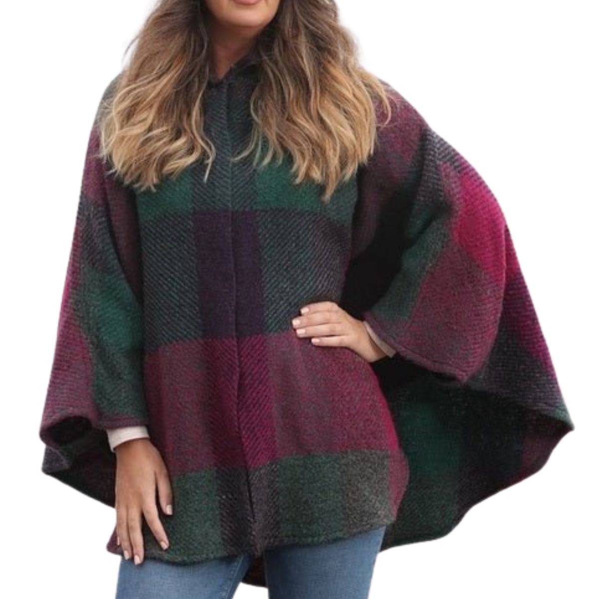 Rachel Kildare Cape - Mulberry