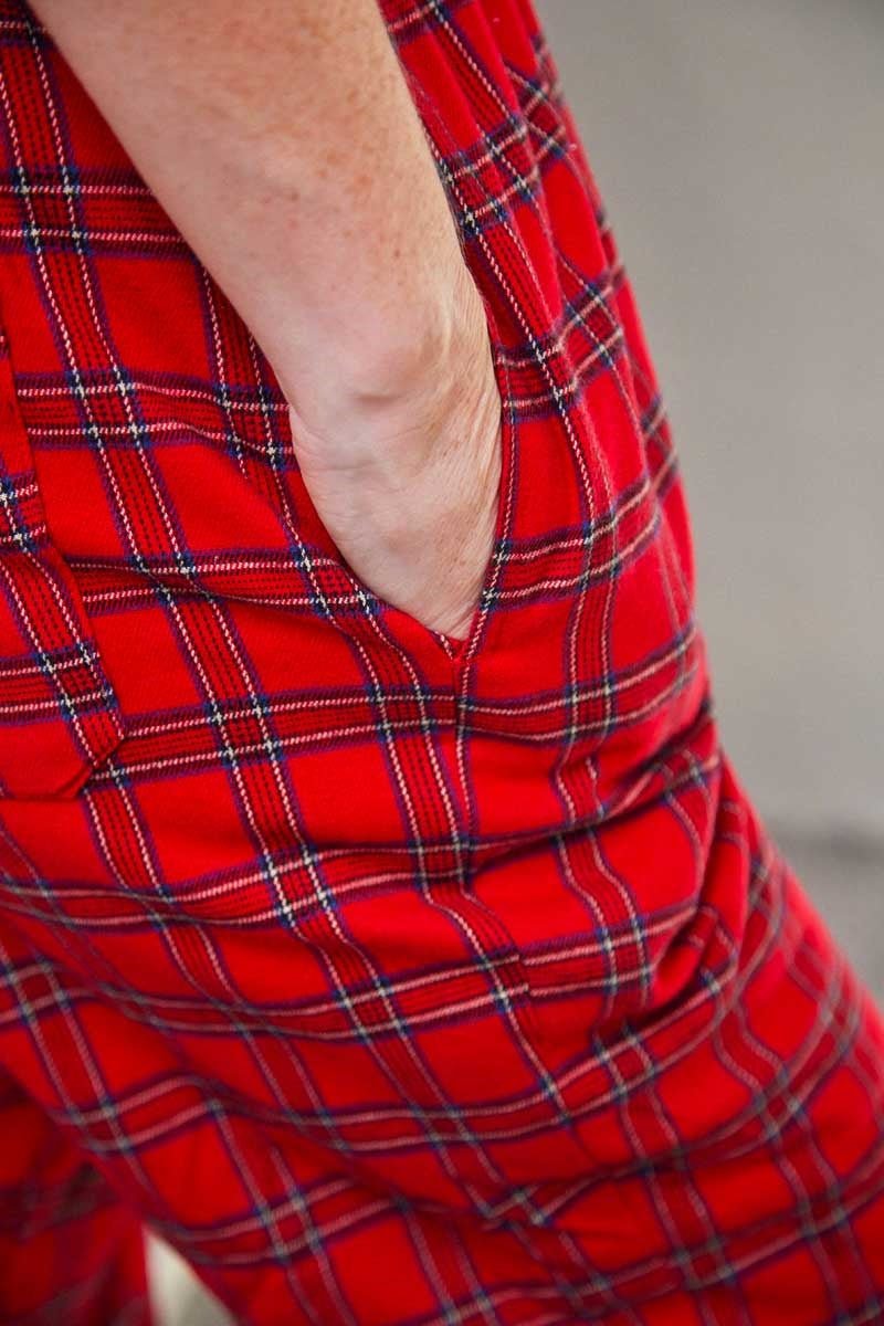 Red Tartan Lounge Pants - The Celtic Gift Store - Clothing
