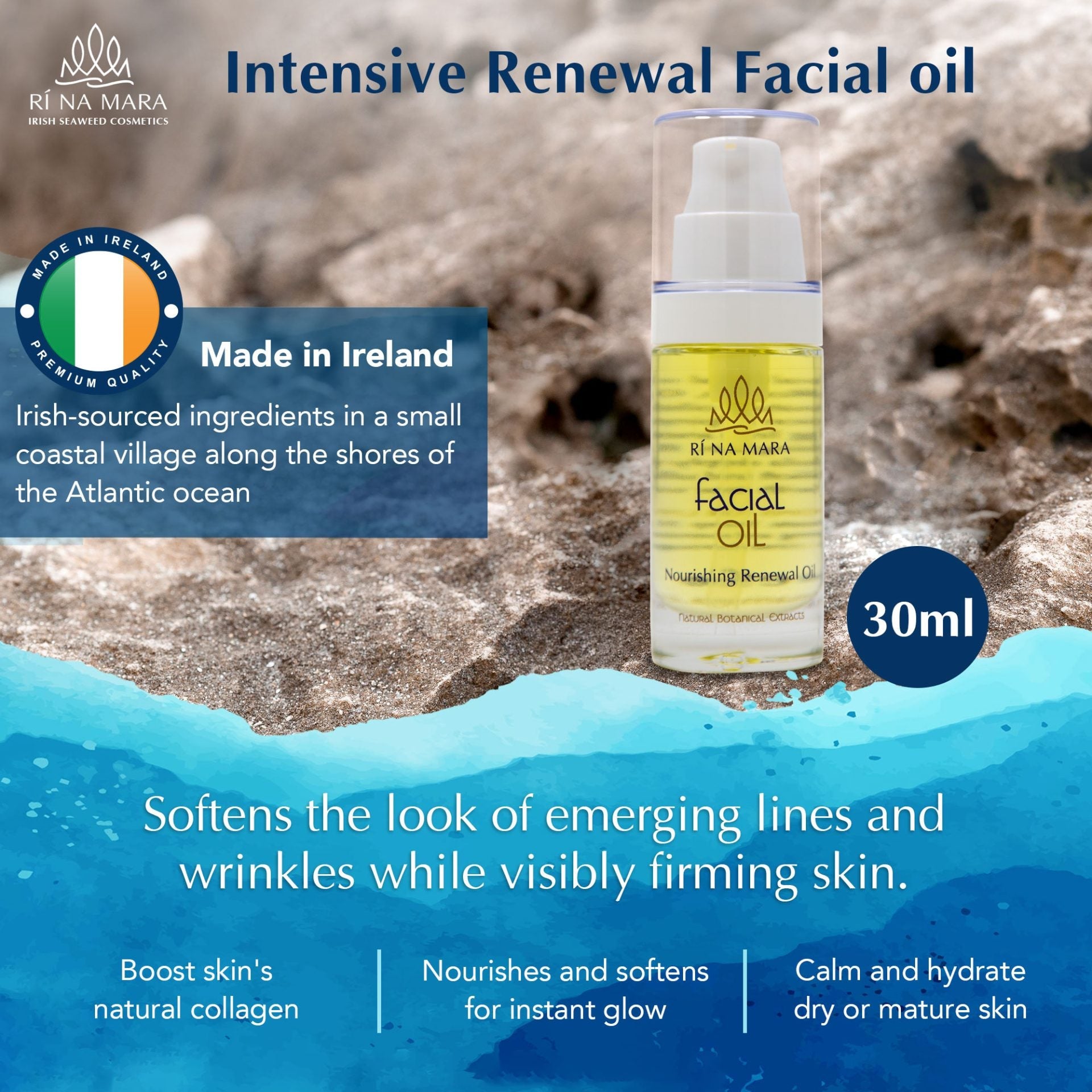 Ri Na Mara Facial Oil - The Celtic Gift Store - Beauty and Wellness