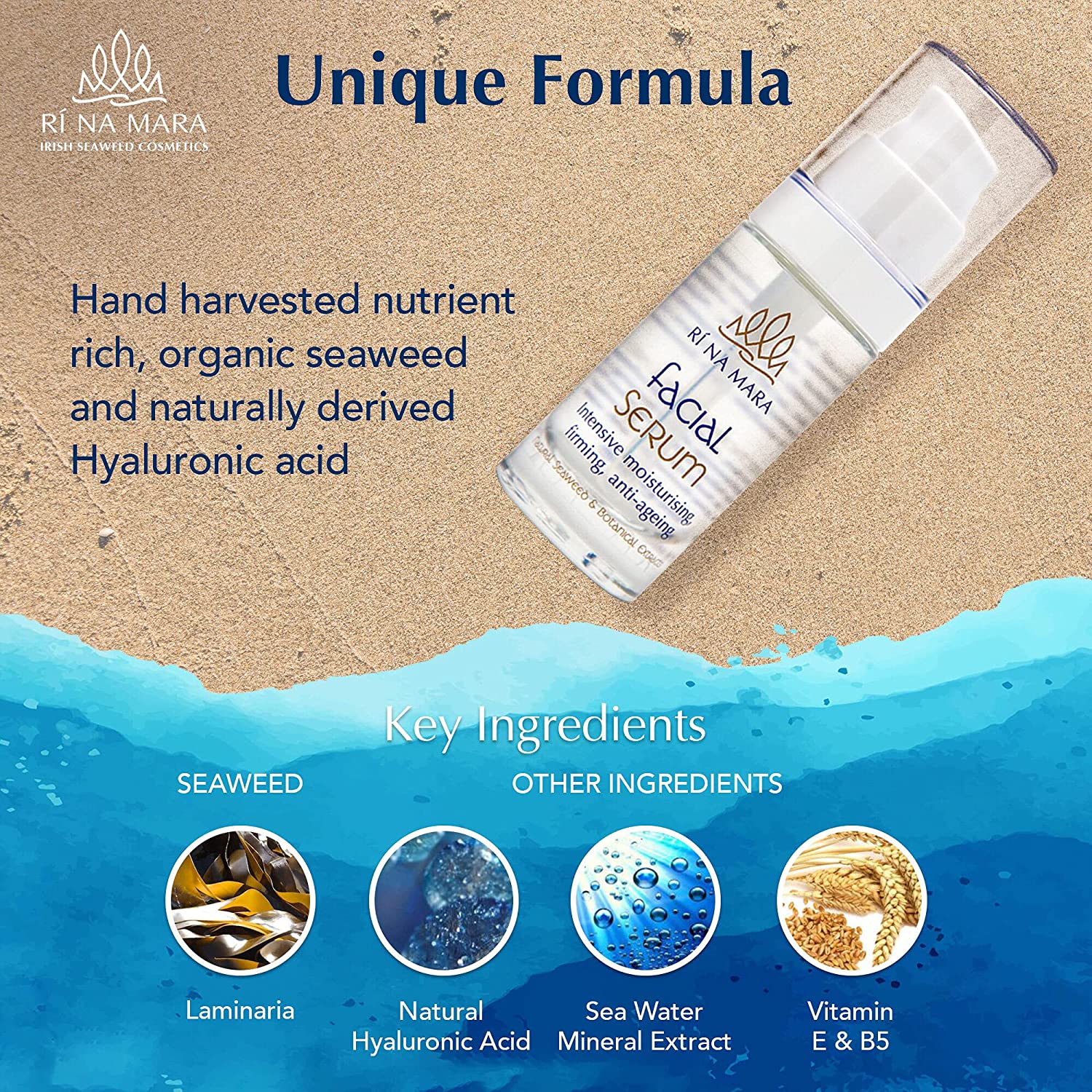 Ri Na Mara Seaweed Facial Serum - The Celtic Gift Store - Beauty and Wellness