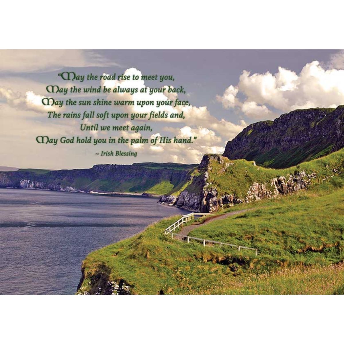 Road Rise Sympathy Card - Irish Blessing