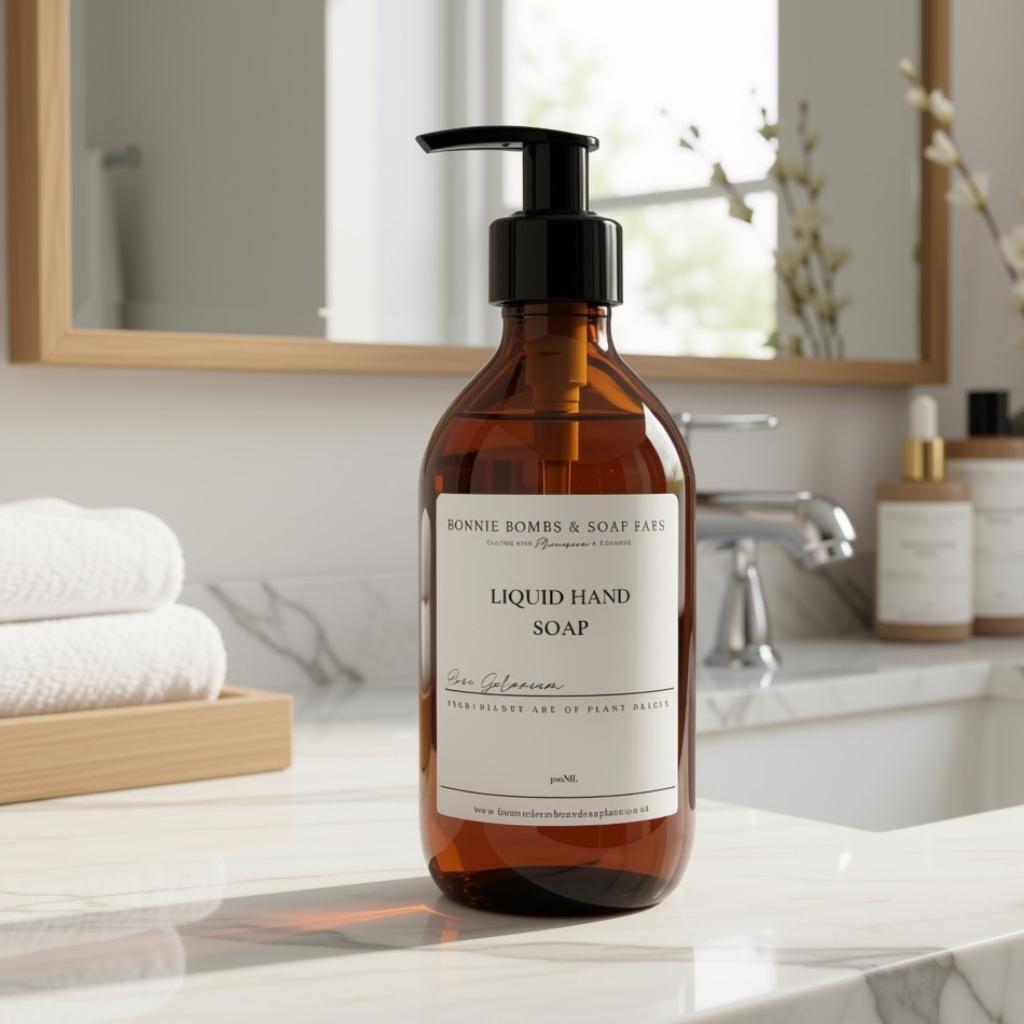 Rose Geranium Liquid Hand Soap