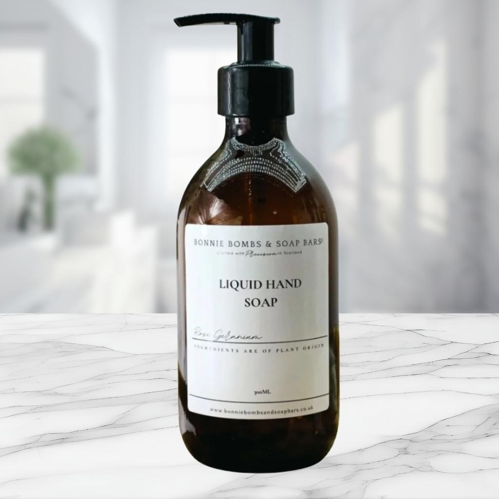 Rose Geranium Liquid Hand Soap