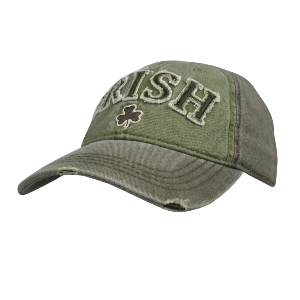 Rugged Green Irish Baseball Cap