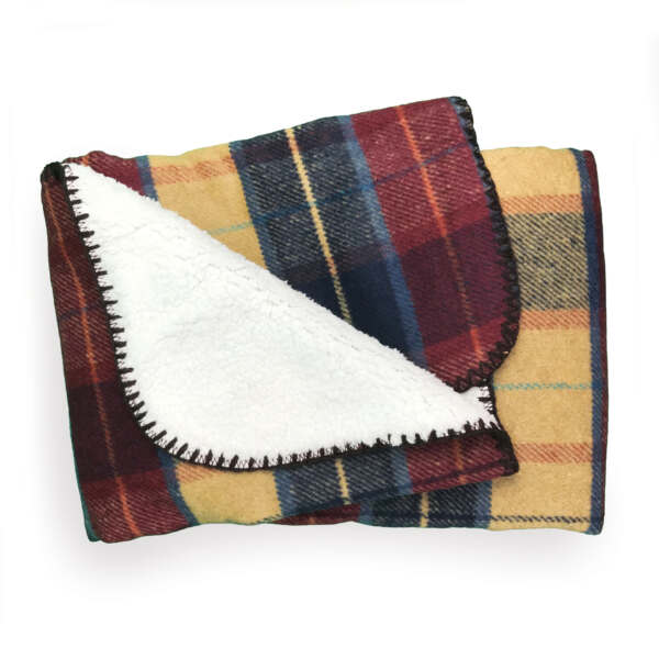 Samuel Lamont Red Tweed Throw Blanket - The Celtic Gift Store - Blankets and Bedding