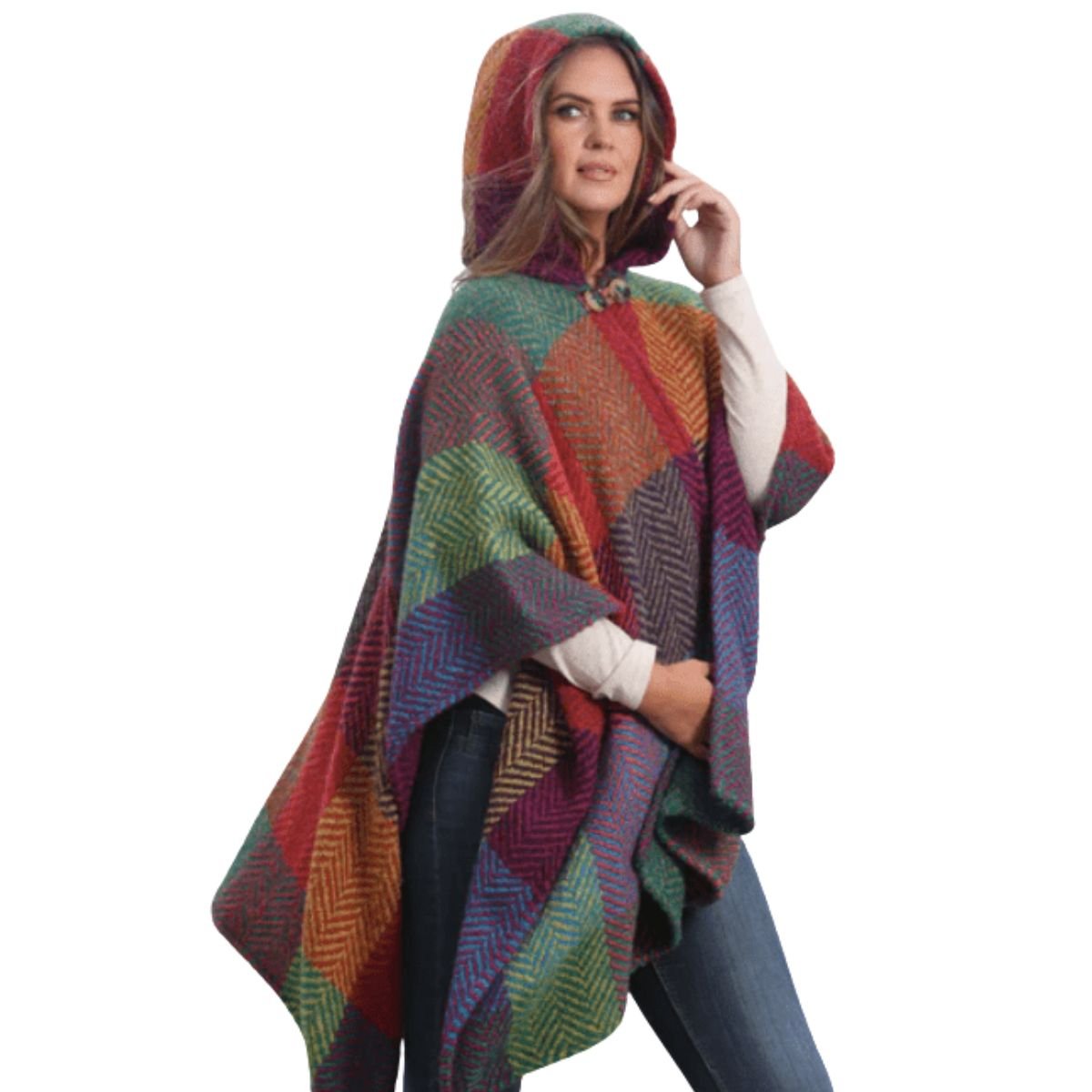 Sarah Cape - Buffalo Lt Green