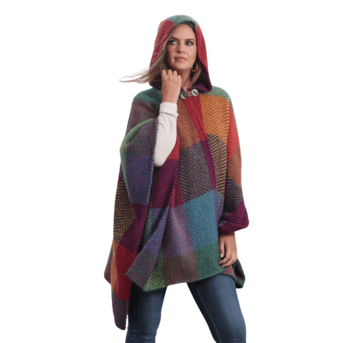 Sarah Cape - Buffalo Lt Green