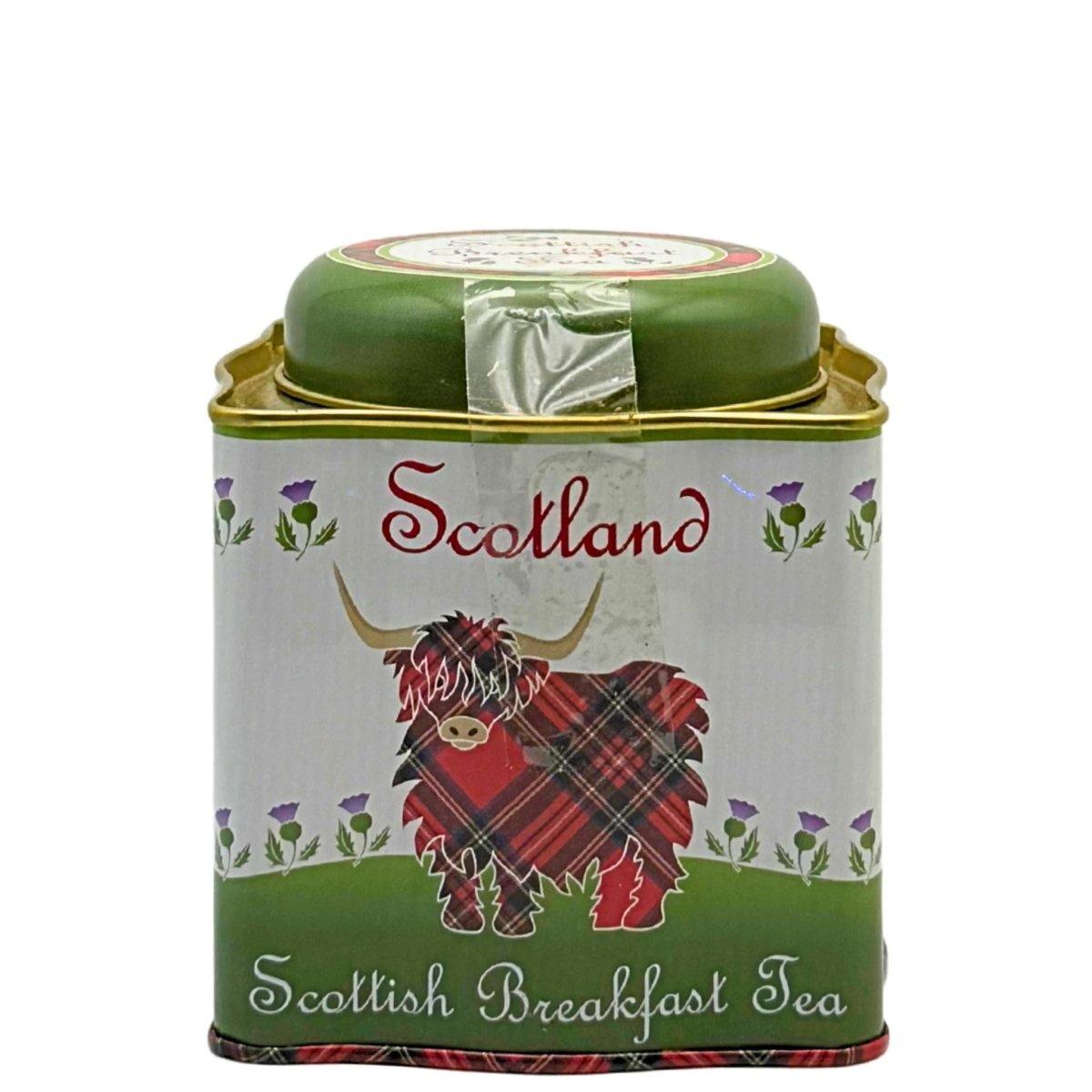Scottish Highland Cow Tin Scottish Breakfast Tea (50 Teabags)