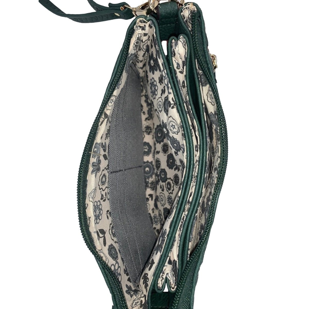 Scottish Thistle Slip Pocket Bag - Purple