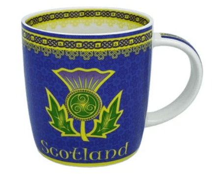 Scottish Thistle Spiral Mug - The Celtic Gift Store - Drinkware