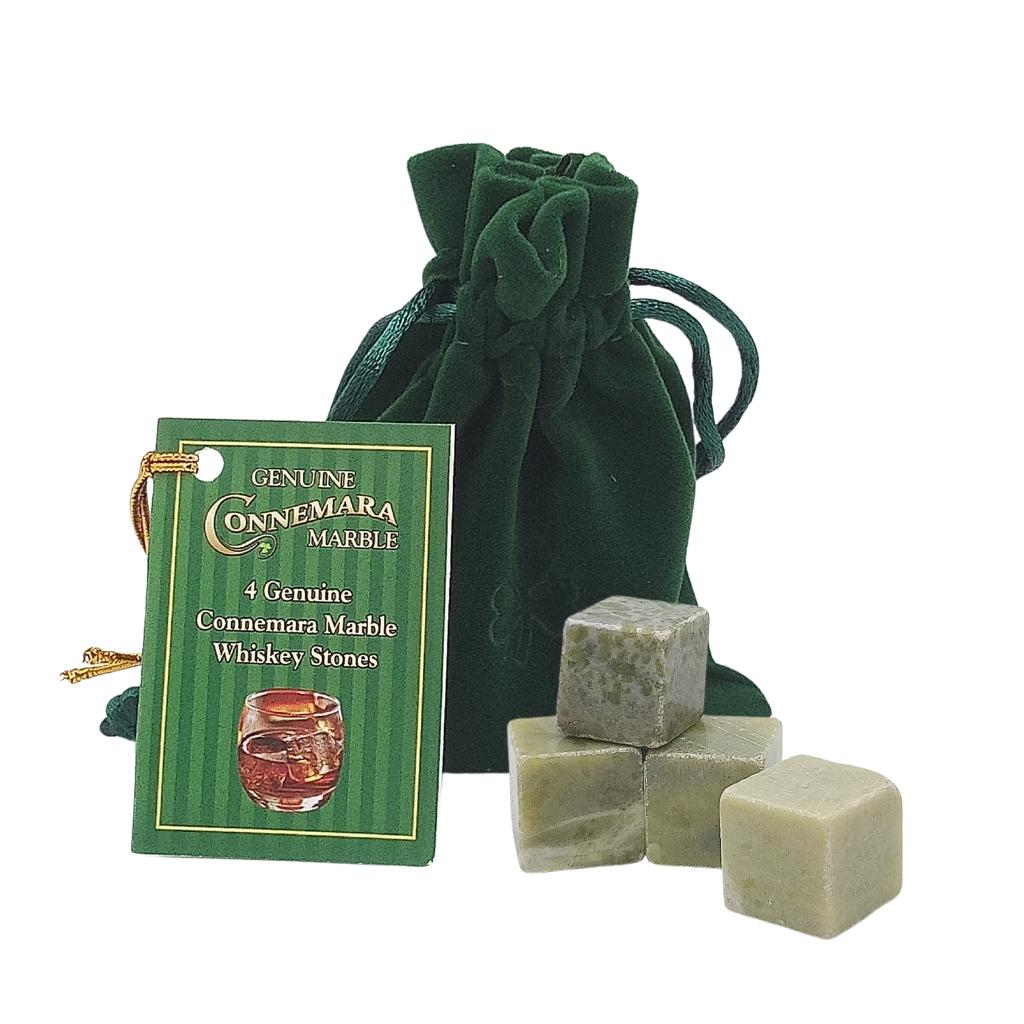 Set of 4 Connemara Marble Whiskey Stones
