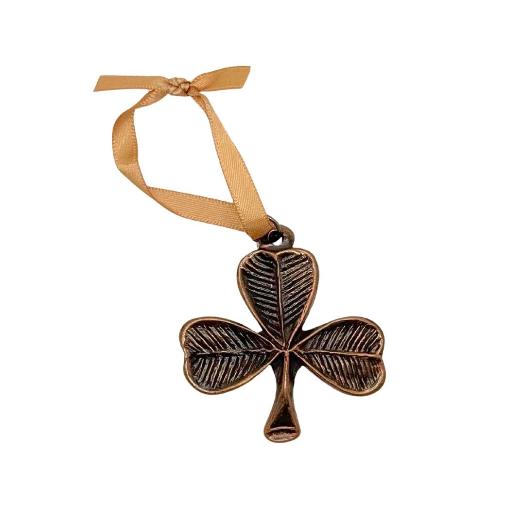 Shamrock Bronze Hanging Ornament