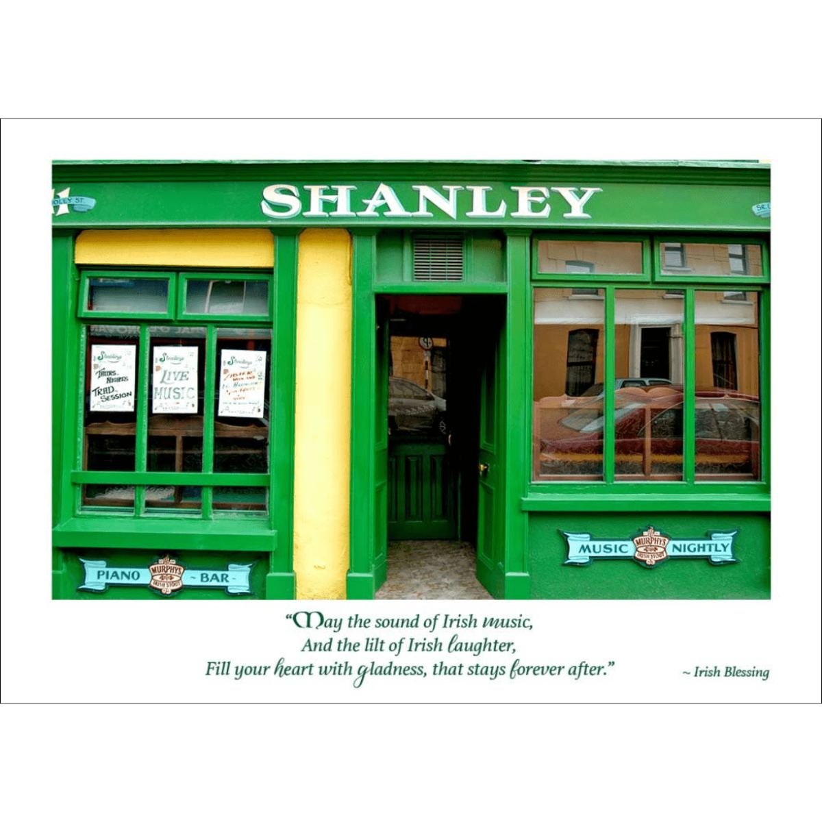 Shanley Irish Pub St. Patrick's Day Card - Irish Blessing