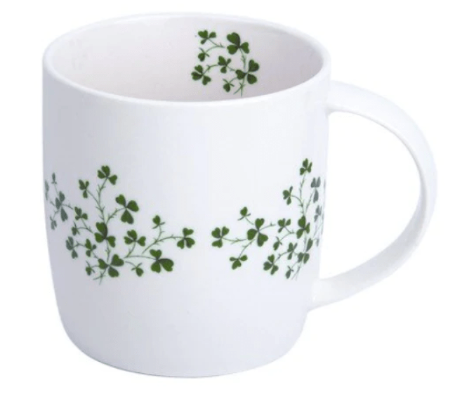 Shannonbridge Shamrock Tea Time Mug - The Celtic Gift Store - Drinkware