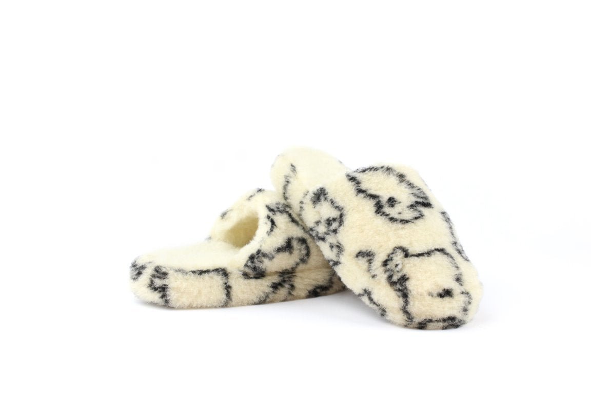 Sheep Print Slippers - The Celtic Gift Store - 