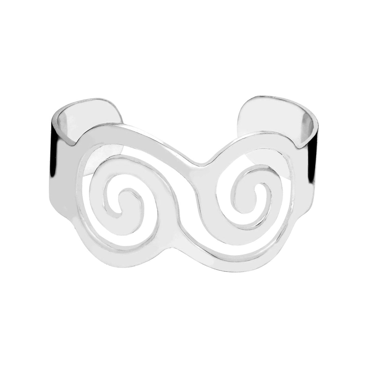 Silver Celtic Swirl Bangle