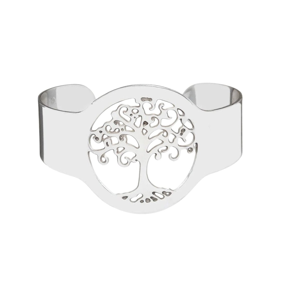 Silver Tree of Life Bangle