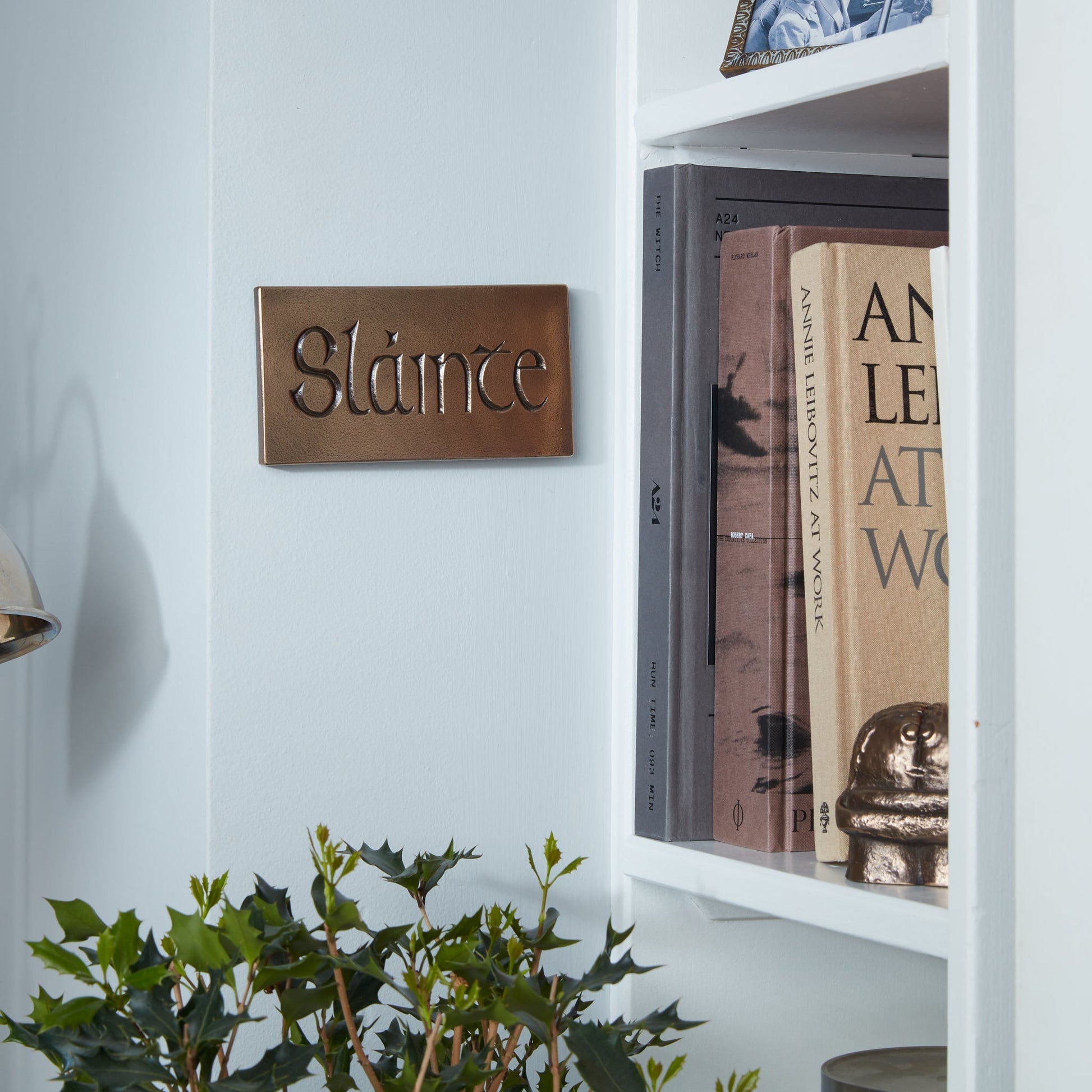 Sláinte Bronze Wall Plaque - The Celtic Gift Store - Decor