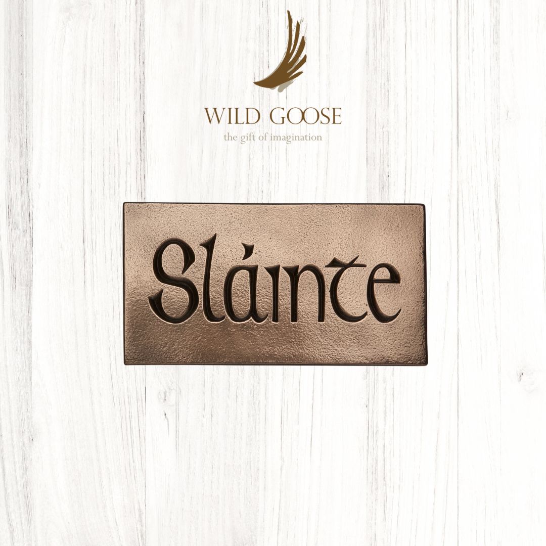 Sláinte Bronze Wall Plaque