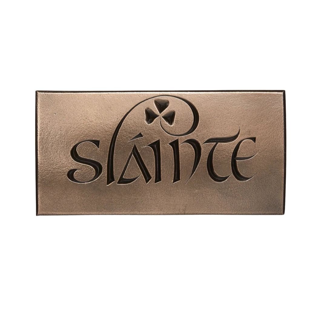 Sláinte Bronze Wall Plaque - Large