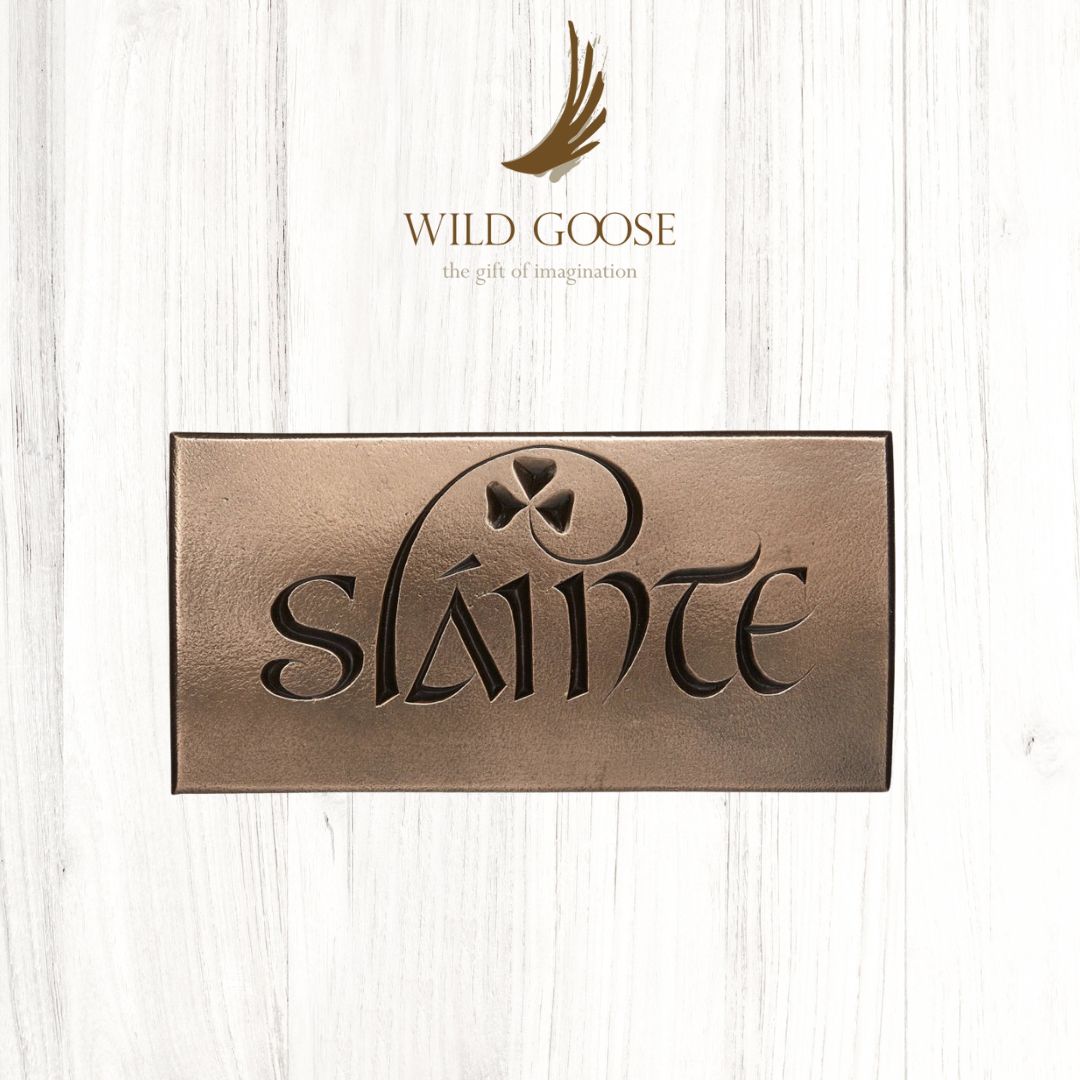 Sláinte Bronze Wall Plaque - Large