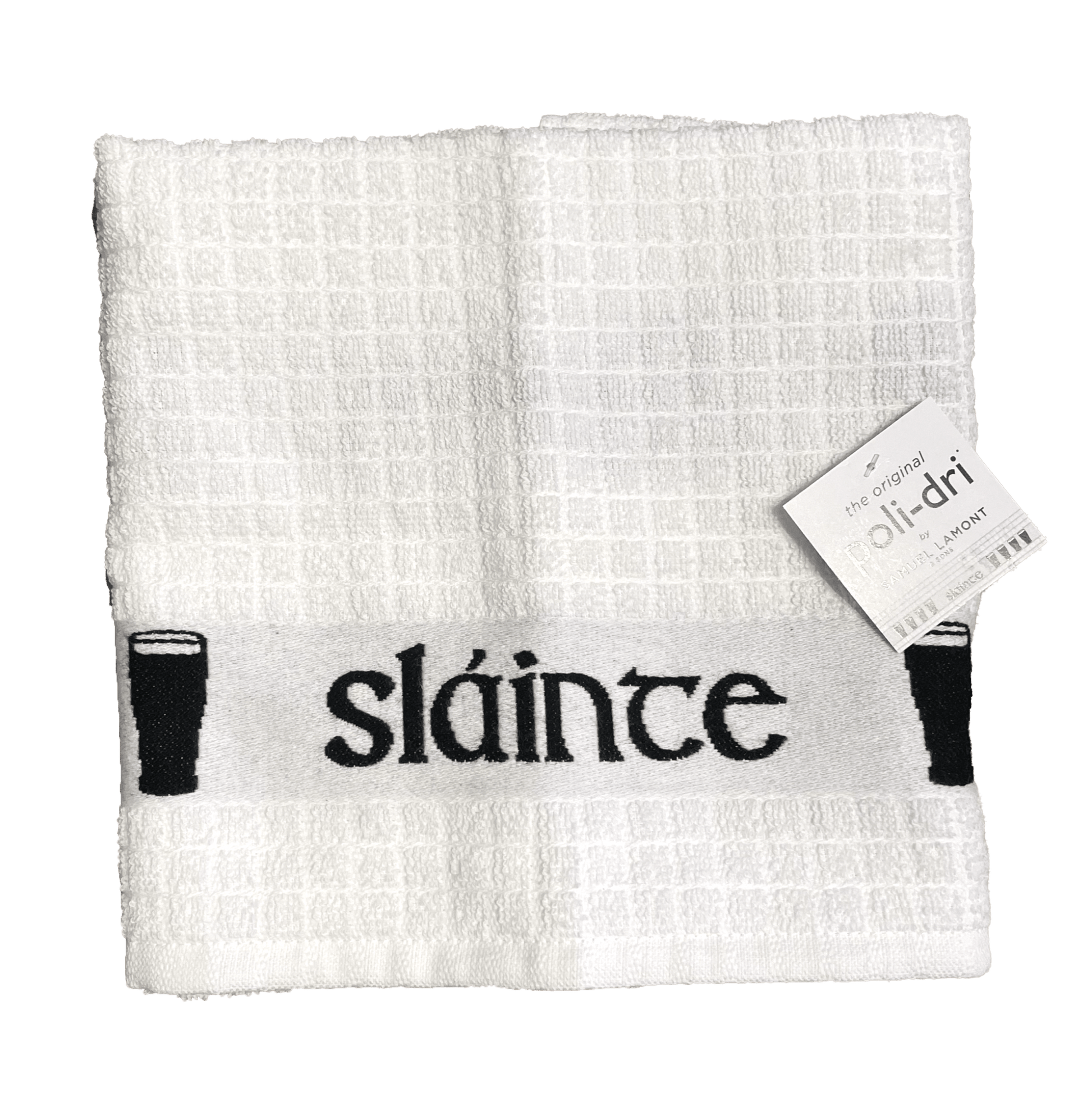 Slainte Jacquard Poli - Dry Tea Towel - The Celtic Gift Store - Kitchenware