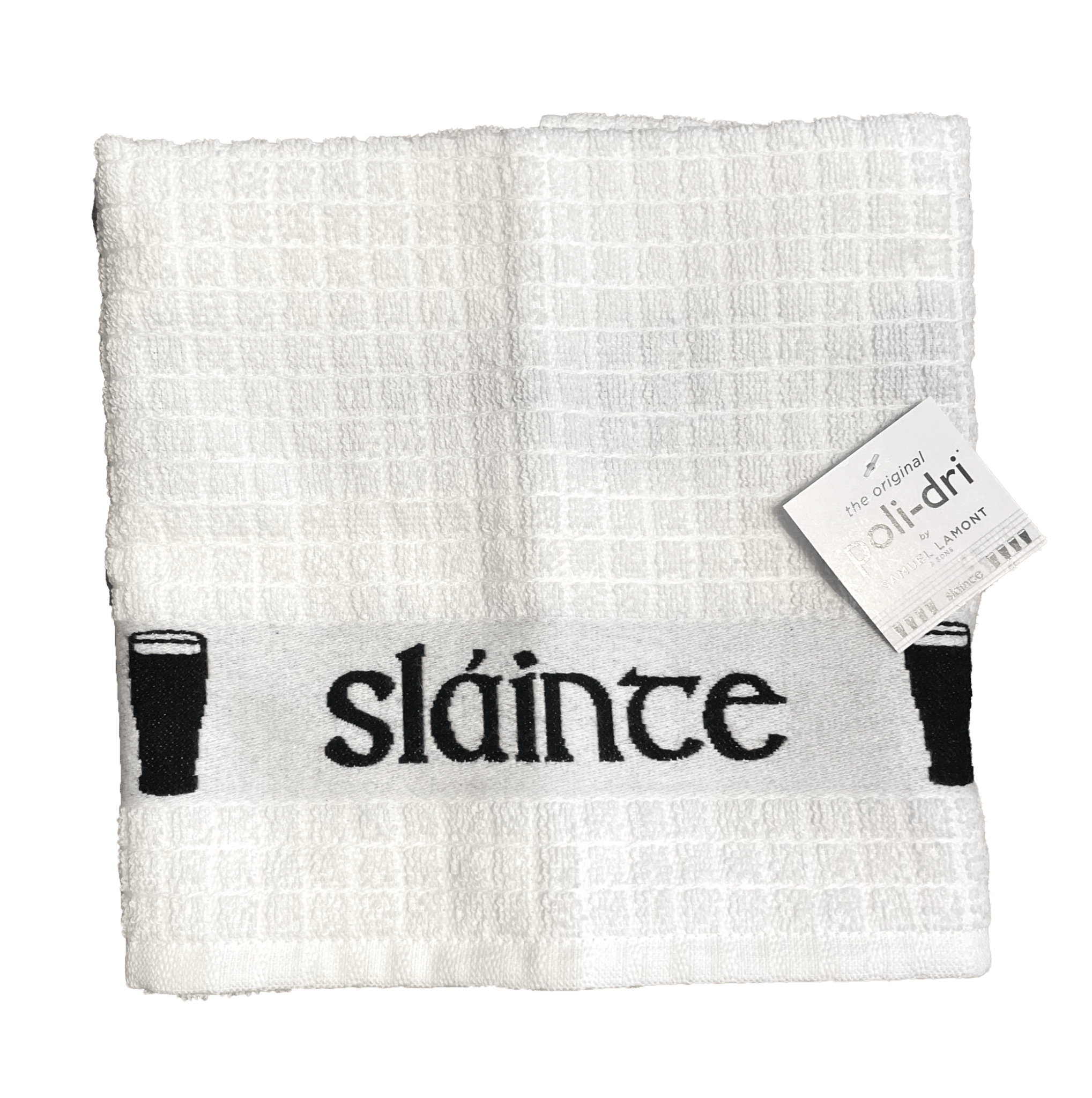 Slainte Jacquard Poli - Dry Tea Towel - The Celtic Gift Store - Kitchenware