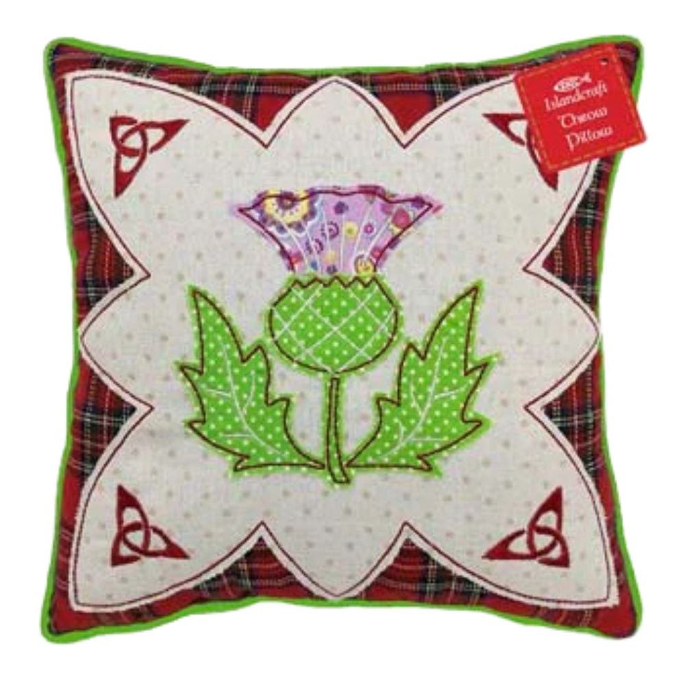 Small Scottish Thistle Throw Pillow - The Celtic Gift Store - Decor