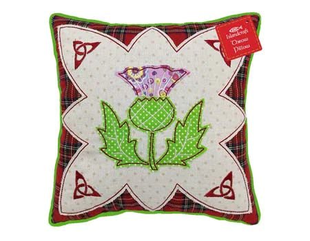 Small Scottish Thistle Throw Pillow - The Celtic Gift Store - Decor