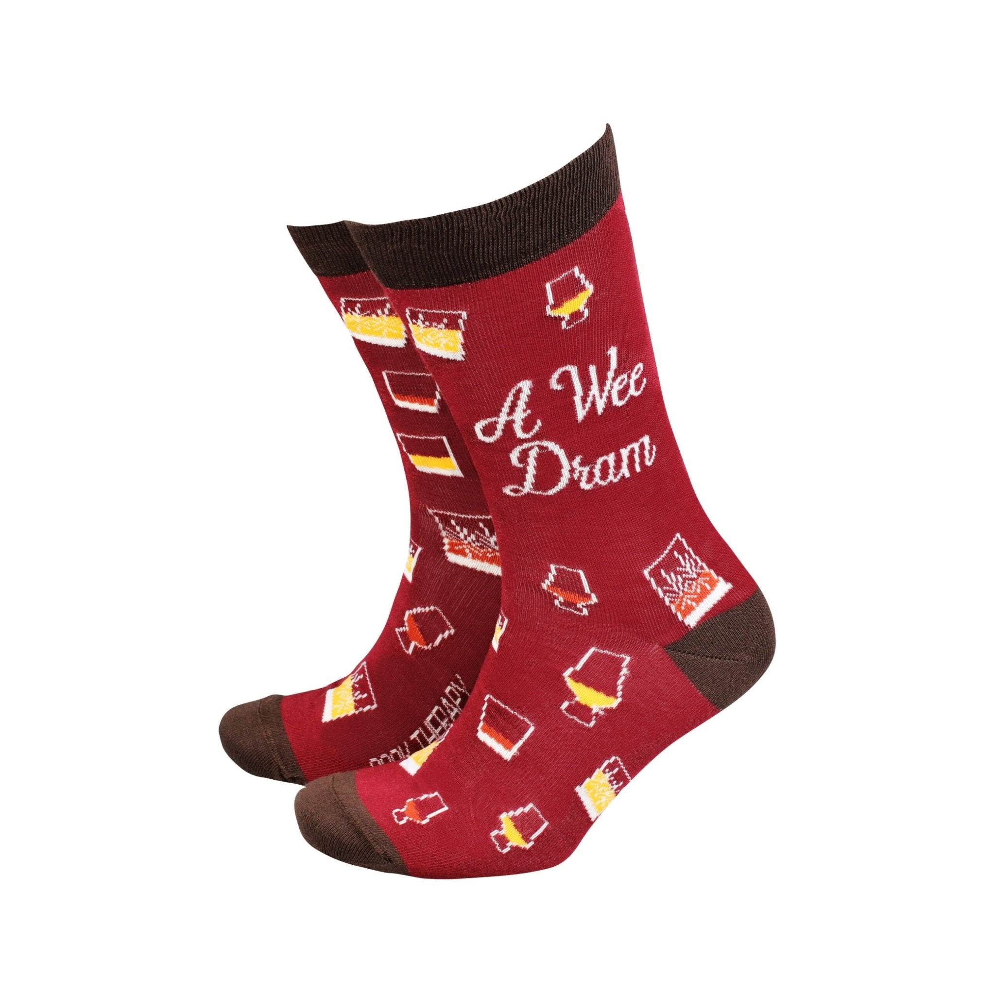 Sock Therapy A Wee Dram Men's Socks - The Celtic Gift Store - Socks