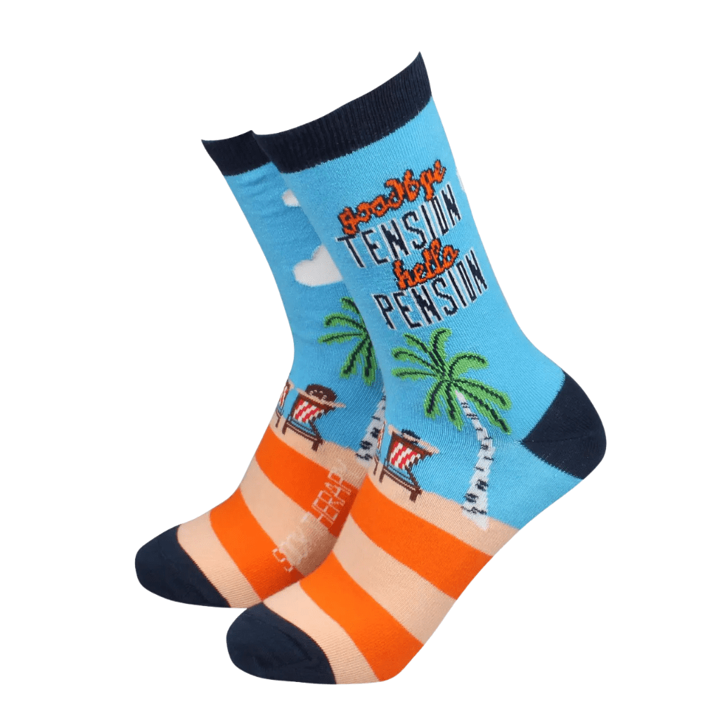 Sock Therapy 'Goodbye Tension Hello Pension' Women's Socks