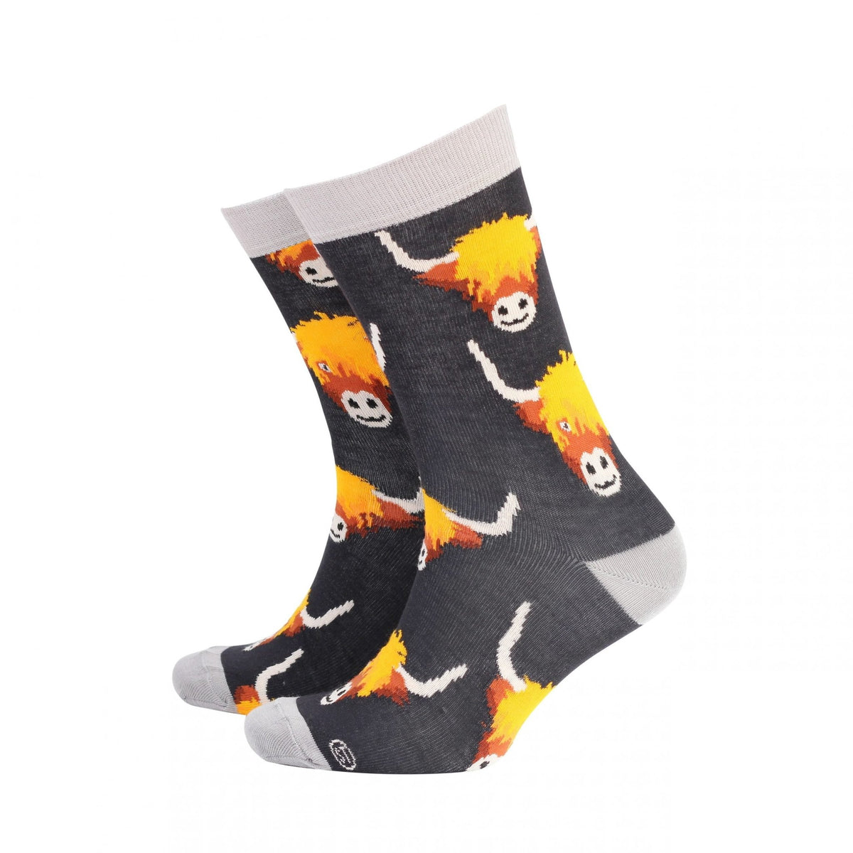 Sock Therapy Highland Cow Men's Socks - The Celtic Gift Store - Socks