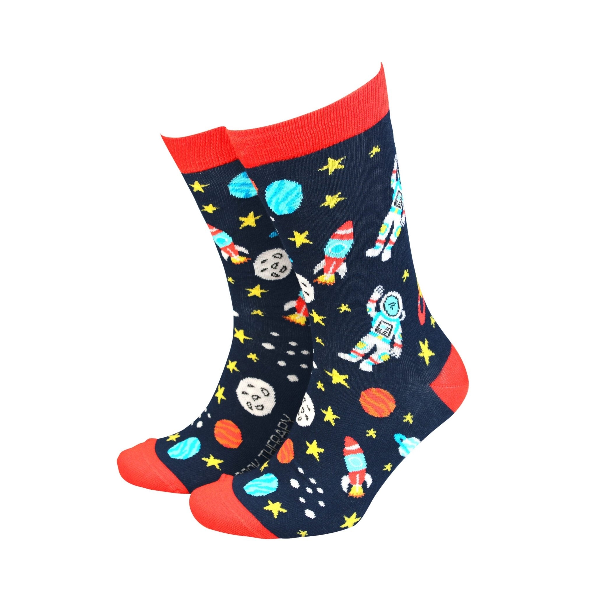 Sock Therapy Space Man Men's Socks - The Celtic Gift Store - Socks