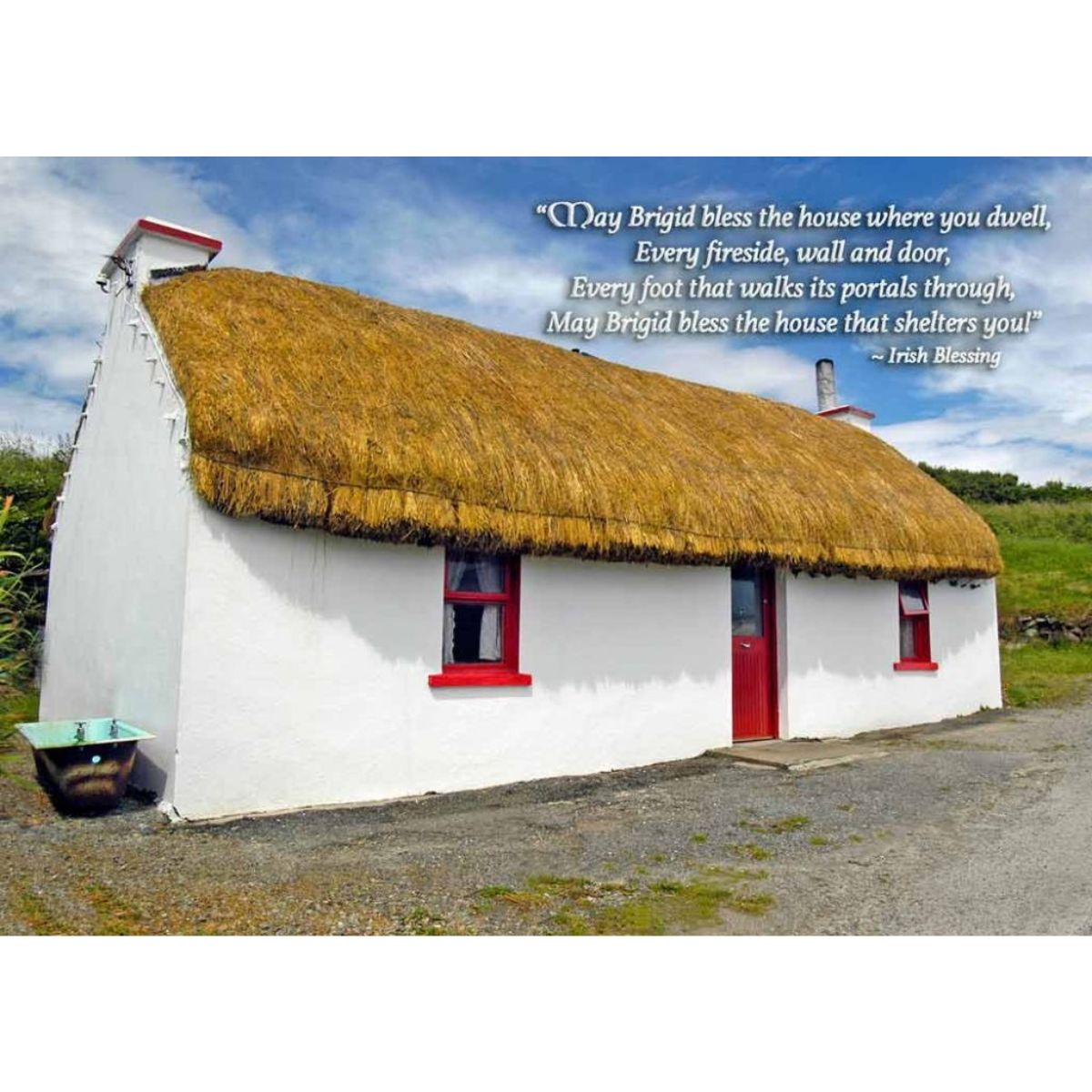 St. Brigid New Home Card - Irish Blessing