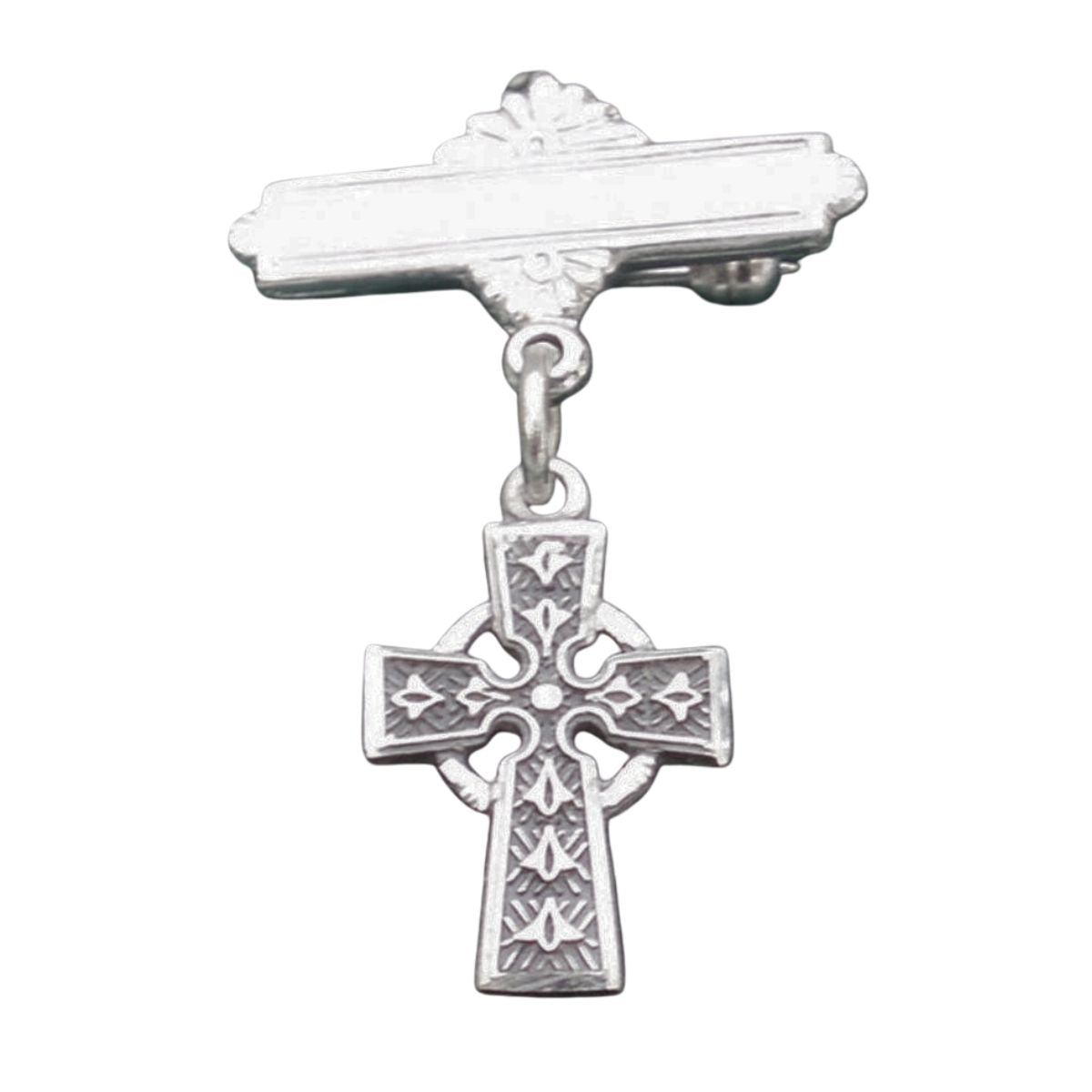 Sterling Silver Celtic Cross Pin - Small