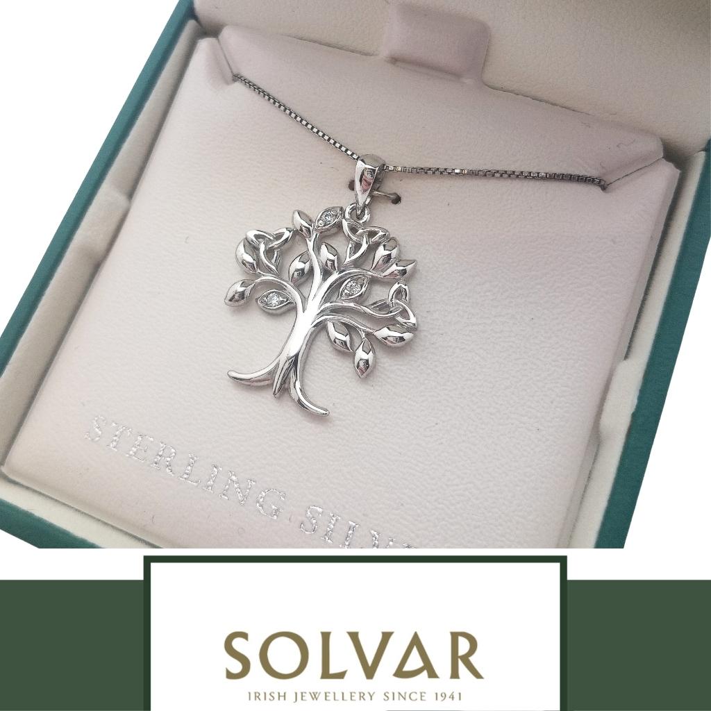 Sterling Silver Celtic Tree of Life Necklace