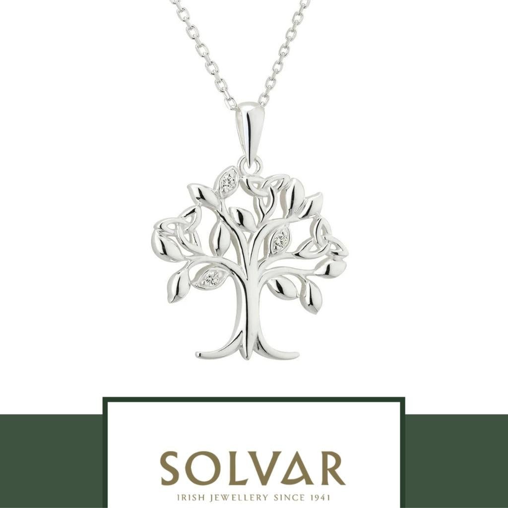 Sterling Silver Celtic Tree of Life Necklace