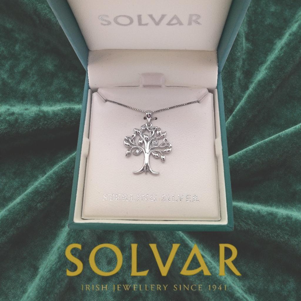 Sterling Silver Celtic Tree of Life Necklace