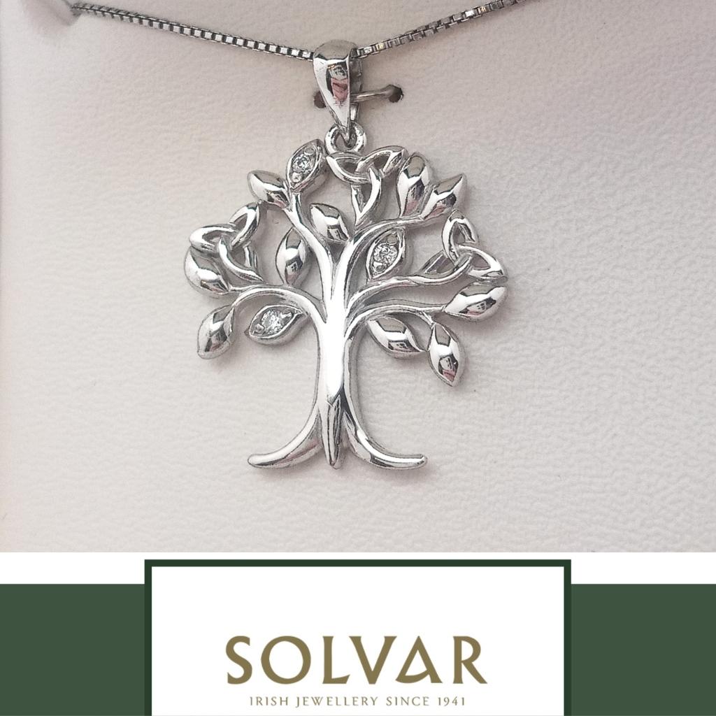 Sterling Silver Celtic Tree of Life Necklace