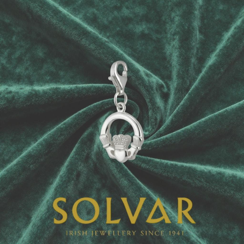 Sterling Silver Claddagh Charm