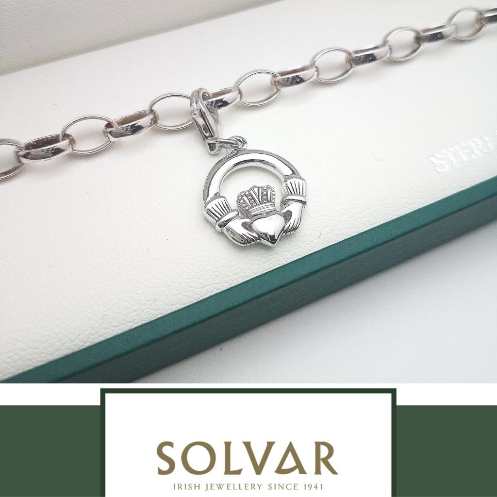 Sterling Silver Claddagh Charm